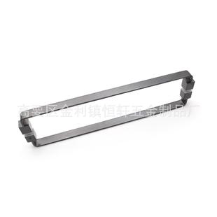 淋浴玻璃门配件黑色大手厂家生直供卫间63981不锈钢房单双拉向推