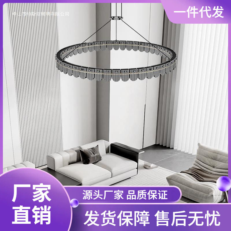 客厅吊灯意式极简轻奢设计师