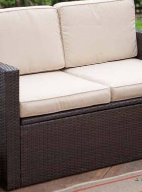 藤编沙发组合厅客小户型庭椅阳台休闲藤子室外院茶几防水户VDC外