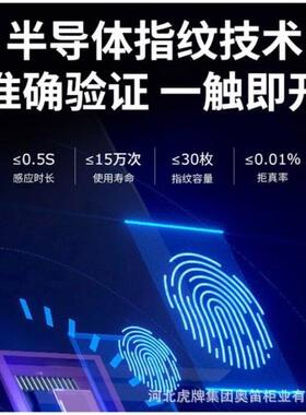 锁保柜家用小险型202FXM5新款防盗指纹嵌入C级芯自动开门式保险箱