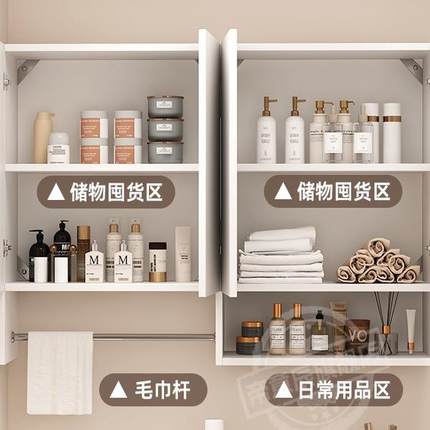 吊阳柜铝合金厨房台收柜室卫生间TST壁柜浴纳柜可置物墙上储物柜