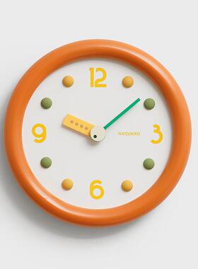 W款OZOOM屋准免打孔创意简挂钟客2025新家用约厅时钟轻奢钟WLQ表