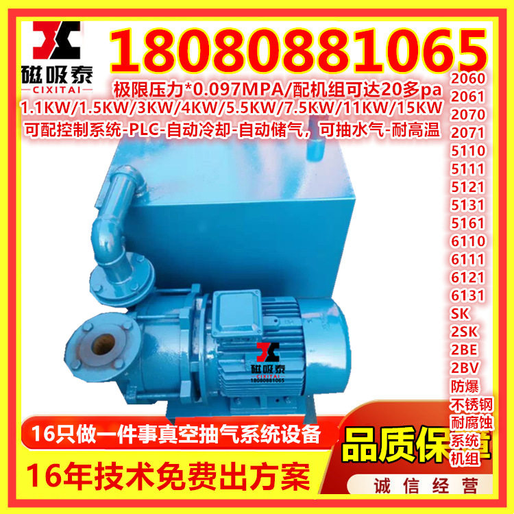 现货铸铁2BV水箱泵循环吸附