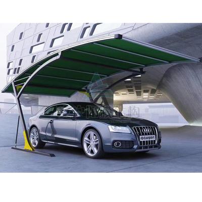 铝合金膜停车棚防晒防雨棚遮阳雨棚户外张拉钢结构汽AKJ车速安快