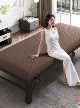 床折叠单拼人床午休室床EVV办公宿舍陪加护小户型酒店床金属儿童