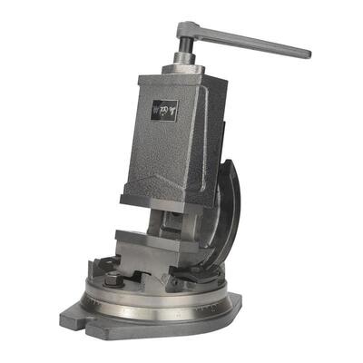 LNU重口型床机用可倾斜虎钳角固式度台钳角度式斜铣平钳6寸8寸