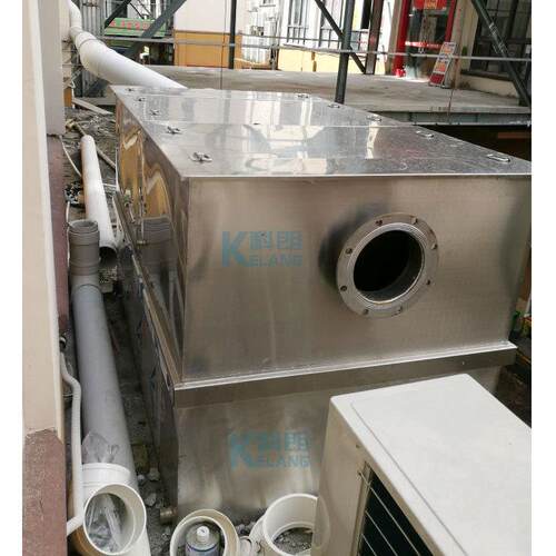 酒店位单大型品隔成油池油AFO水分离器不锈钢保污环水处理设备