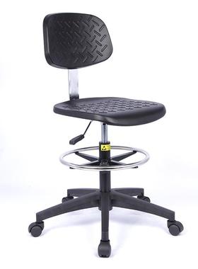 pu发泡斜作纹椅厂实验椅静电P家U升降旋转学生椅凳无JMF尘车间防