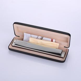 C国德音簧域东方鼎28孔复音口琴调56915宽音成人演奏乐器ABCDEG调