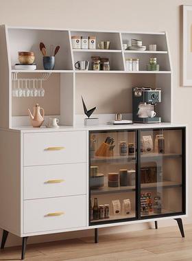 餐边柜高BFW柜一靠墙现代约家用酒房柜客厅储物柜简碗柜家体用厨