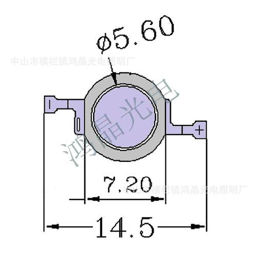 1大功率K仿流明LED灯珠普瑞45光源1-3W白0光06000暖光3000K40DGG0