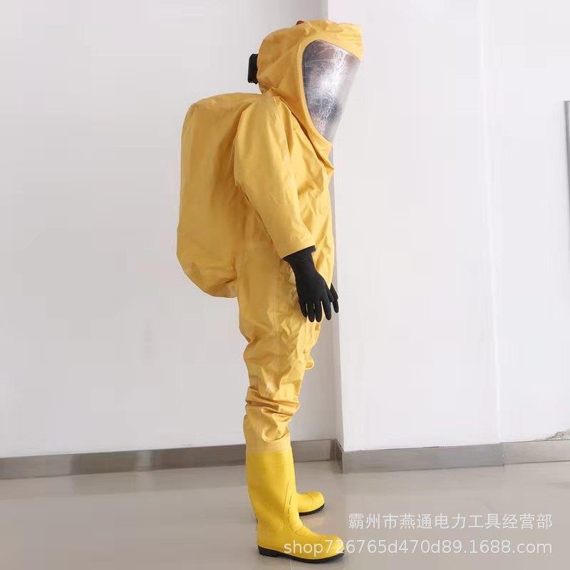 RHF-IQA重型全服封闭防化气服化XVN学物质防护PVC密防护服