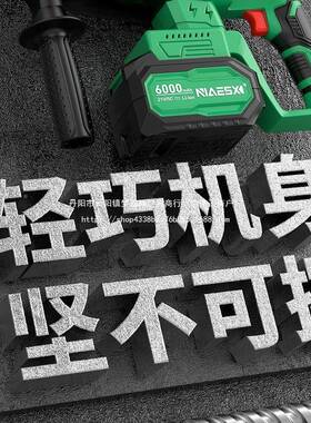 耐艾斯充电锤电电ASN26LHDJ无刷轻型锂锤工业级电锤电镐冲击电钻