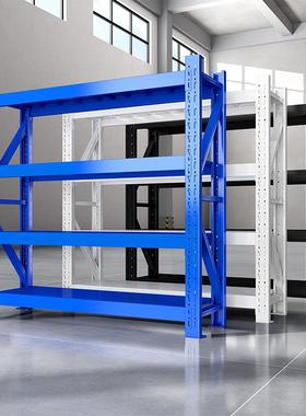 厚仓储货架仓架库多层快超市家用地下加室置物重77320型展示递货物铁架