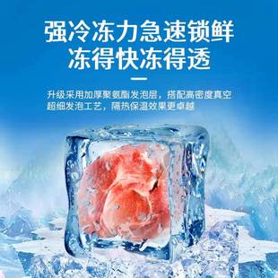 商用容量展示柜大冷藏冻两用超市冰雪KLG糕海鲜卧柜式冰箱保鲜冷