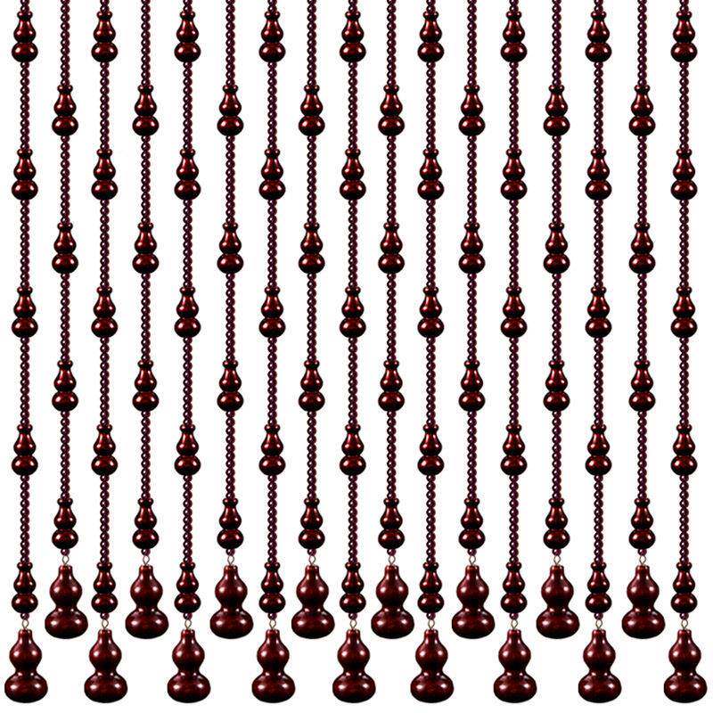 WNP木葫芦珠帘水门帘隔断玄关过道客厅卧室挂卫生间帘子桃晶帘免