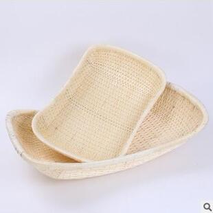 现捞箩筐柳条馒头筐商用家用柳编筐欧式元宝笸箩筐干果食品收纳筐