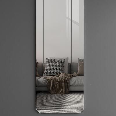 软镜YTYTYTYT子贴穿墙全自粘亚克力身镜高清家用墙面粘贴镜衣面衣