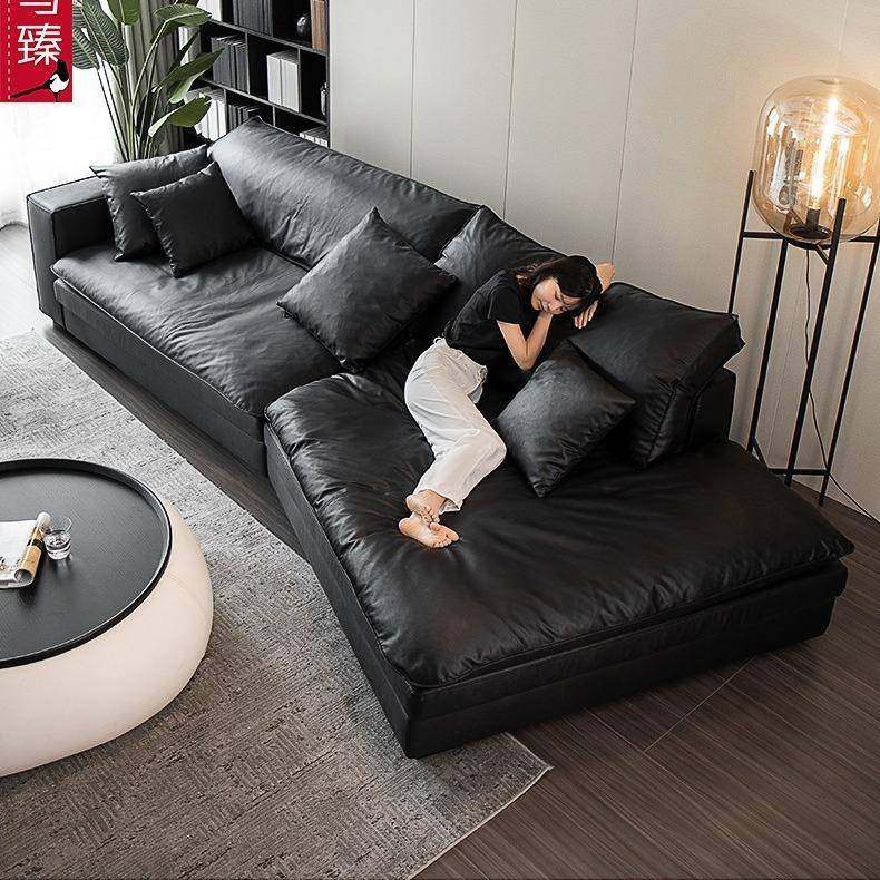 意式现代简约科技布免洗小户型转角组合贵妃真皮意式极简别墅区沙,收纳整理,烫衣板及配件,淘宝优惠券,粉丝福利购,淘宝优惠卷