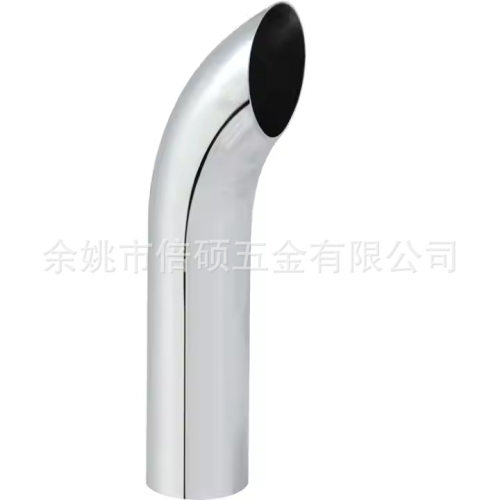 BS-SC560C5英寸外径60英寸弯曲镀铬排气管SteelExhaustStack