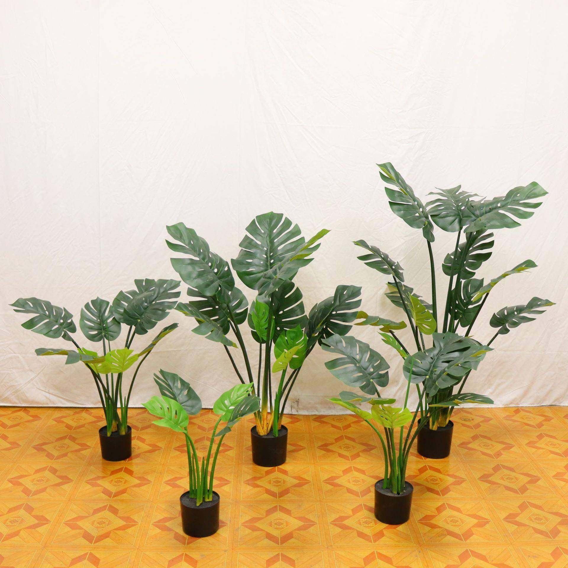 仿真龟背盆栽家居客厅装饰仿真绿植龟背叶盆景服装店落地摆件假花,纺织面料/辅料/配套,纺织机械配件,淘宝优惠券,粉丝福利购,淘宝优惠卷