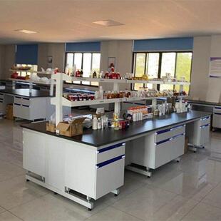 固迪安中央实验台钢木全钢试验操作台各类化学实验室理化板台面