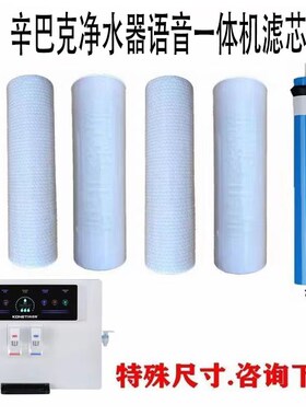 适用于辛巴克净水器滤芯语音款加热一体机20cmpp棉活性炭8寸通用