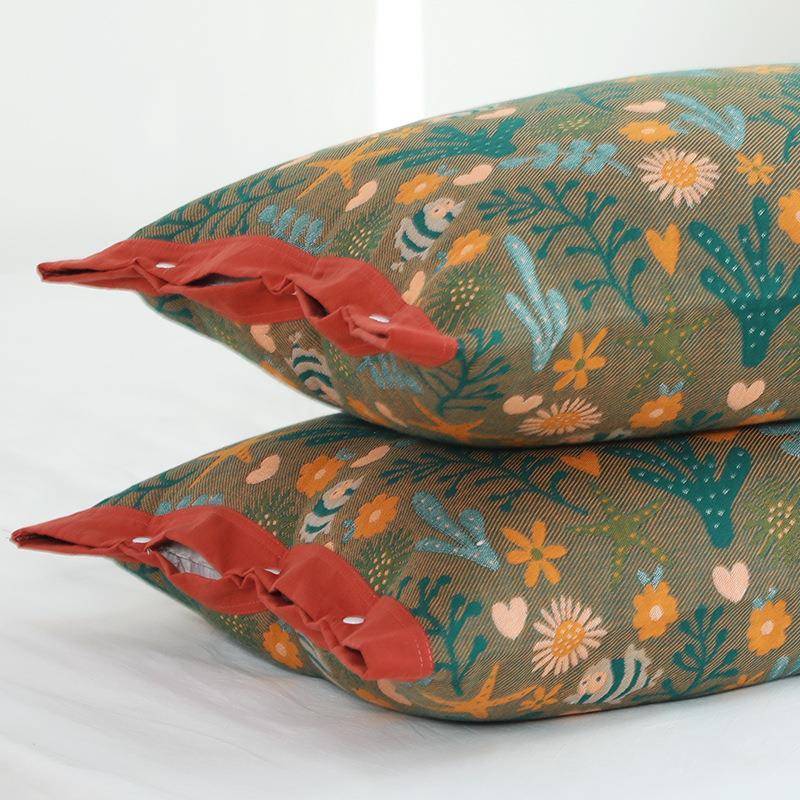 纯棉枕HM—shui套全大棉枕头套对装枕芯一套加厚枕头皮枕号用52x8