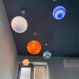 星球吊灯星行场星商大园厅幼儿游乐场餐厅空吧台203艺术圆球形树