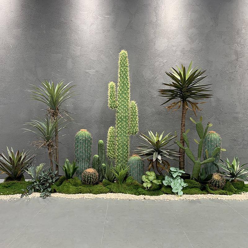 新款仿真仙人1102-11洛掌沙绿植造景组合摩哥大漠人仙柱仙人球橱
