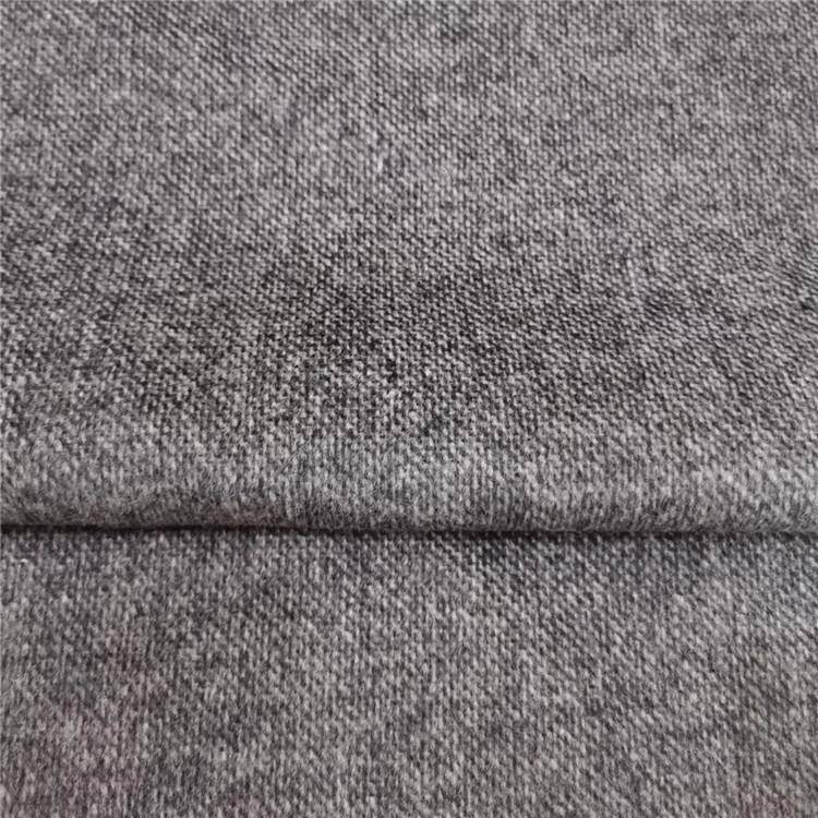 现货新款加面厚毛呢大衣季料格子面VWL料冬复服装布古料