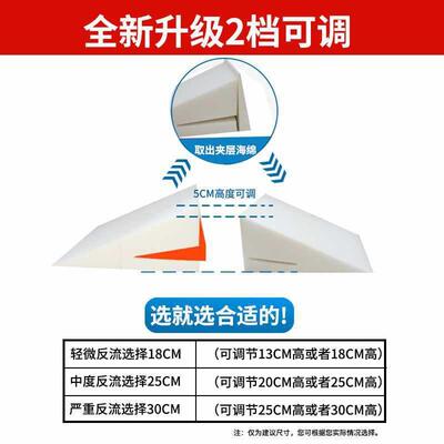 防胃食管反斜坡流垫子返性食坡道斜F96SM9S6面床垫孕妇流倾斜度三