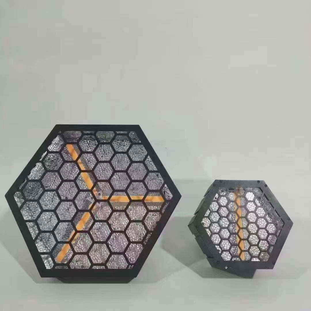 3颗60WLED六复古灯清吧酒3颗RGB像跑吧矩角氛围灯DMX51阵2舞台频