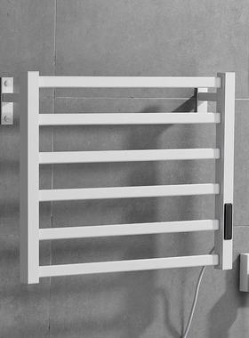 架智能太空铝电温热毛架浴室卫巾生间恒70022加热烘干置物免打孔