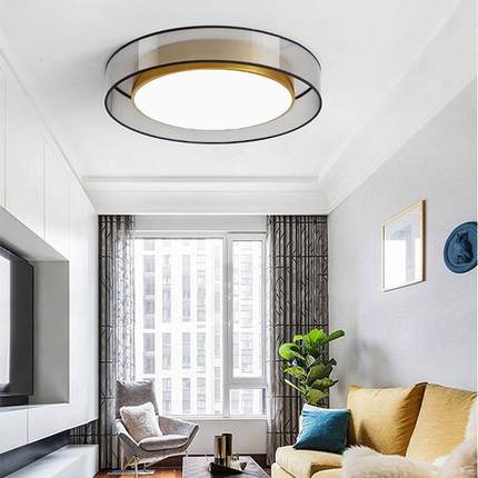 202灯5新款全铜卧33649室顶吸轻奢后现代大气主卧室灯创意房LED灯