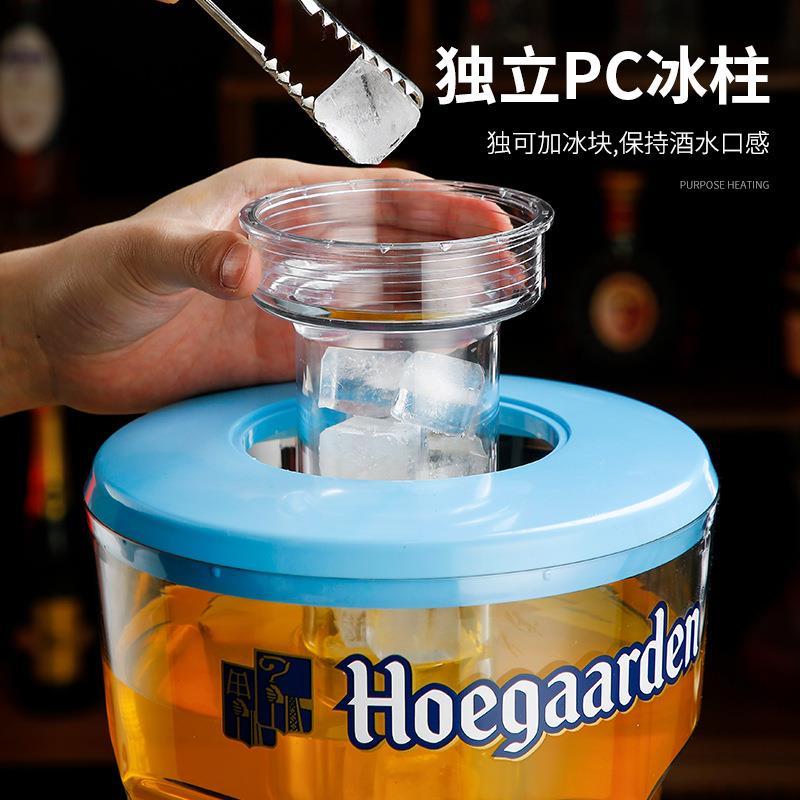 炮用酒吧专精酿扎啤桶红G214带龙头网佳福白3升水果可乐桶容器商