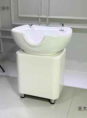 立式洗头床发廊理发水店麦坐式盆洗头盆冲池冲水立xhx20240柱底座