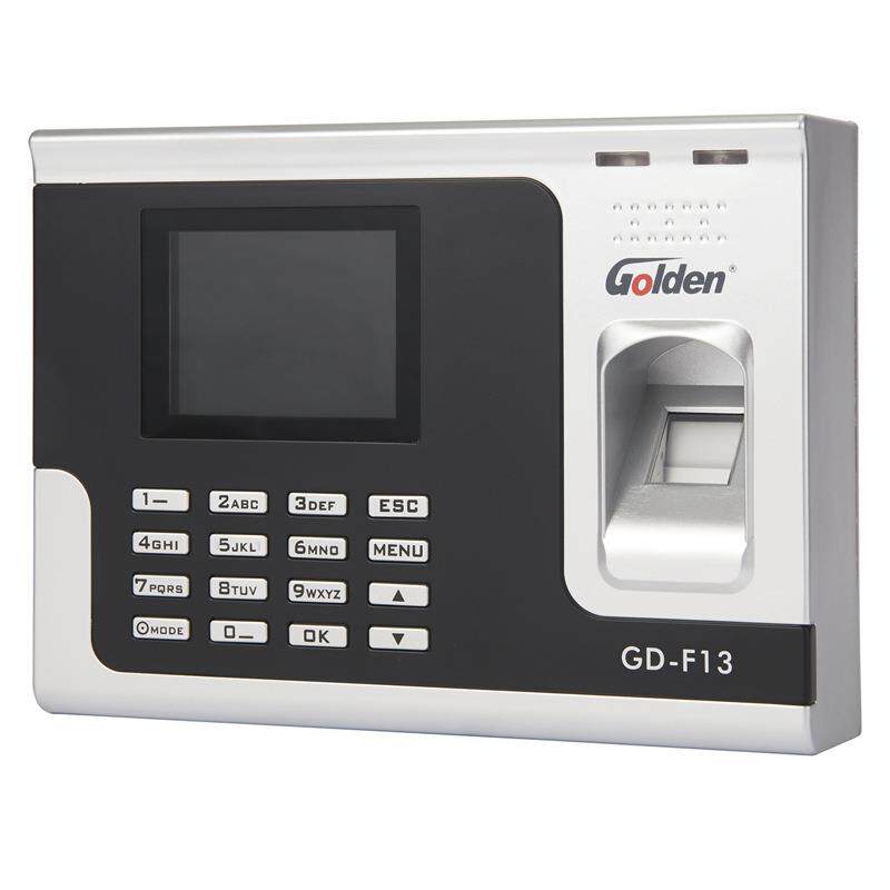 金典G-F13指纹勤机指GD-F13单打卡机办D公指考纹机纹式签到机