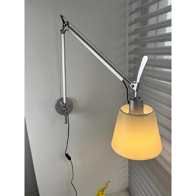 意大利摇臂伸缩臂客发墙灯中古风书房厅阅读沙灯卧室933长床头壁