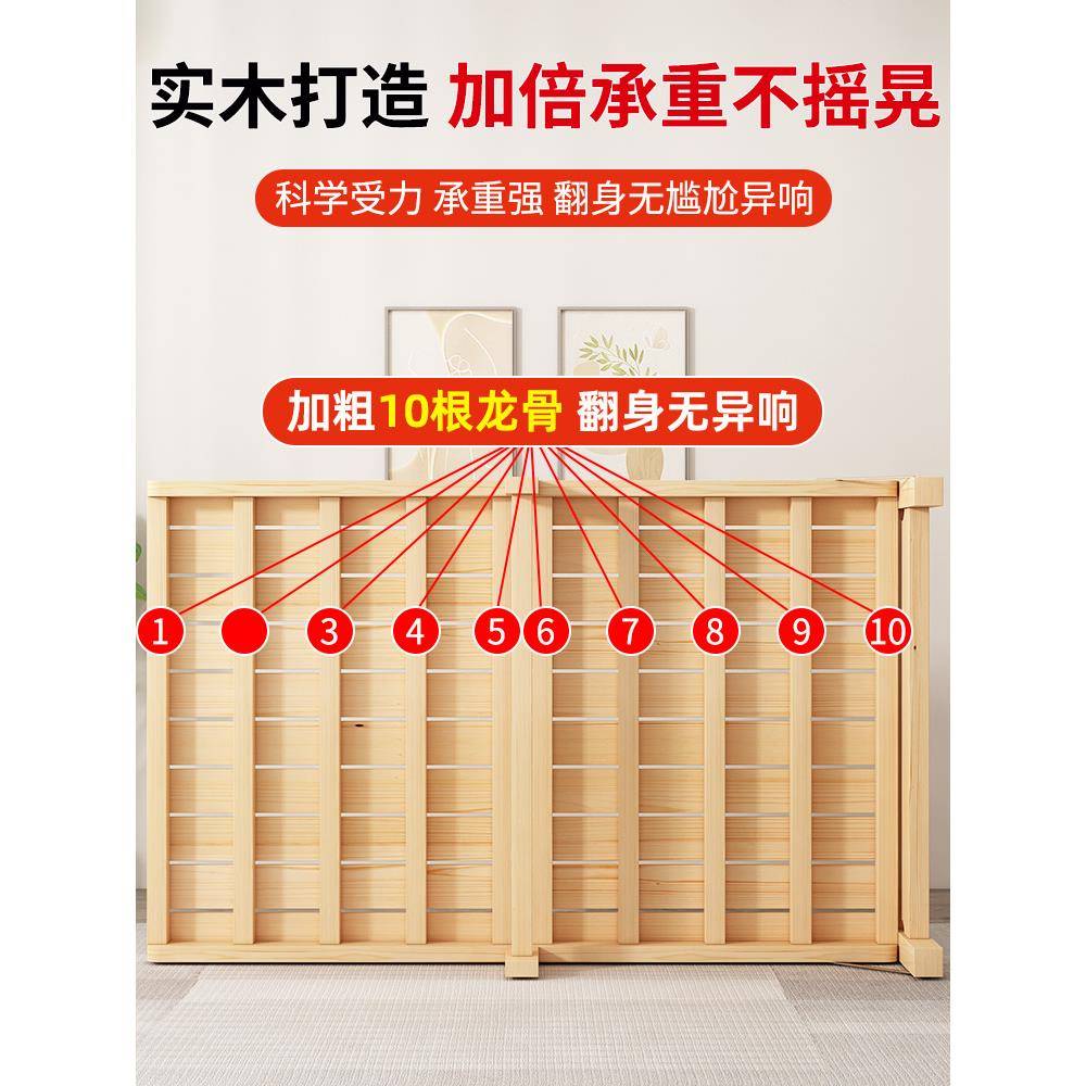 折床单人双人家午用休成人简易办租公室WCB灯箱午睡木板床1m出小