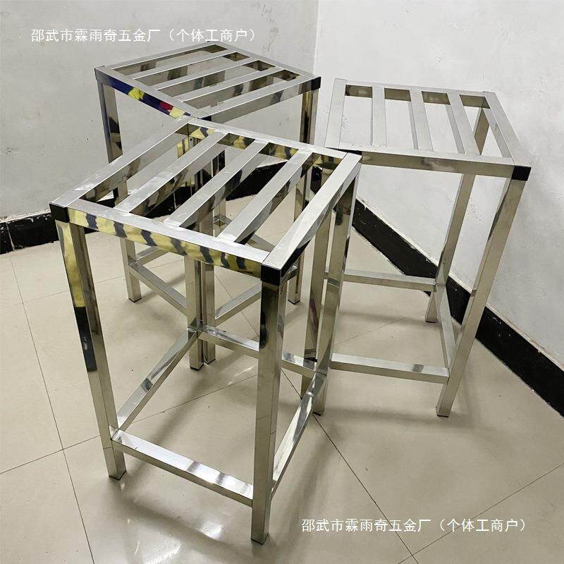 制不外锈钢阳台盆架户庭院楼顶盆景多肉栽盆底座双花A层落地