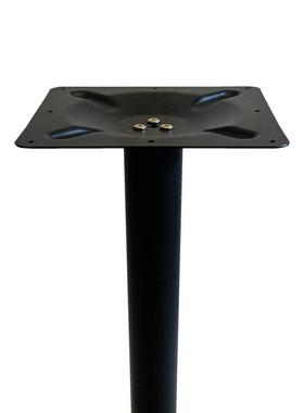 高温烤漆钢板脚SDL-A09形黑色桌支架洽谈桌餐餐厅钢板底座西圆现