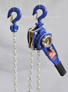 倒链式手摇起重芦工程葫建设集装1T吨3米轻扳紧线0.75T*1.器型HSH