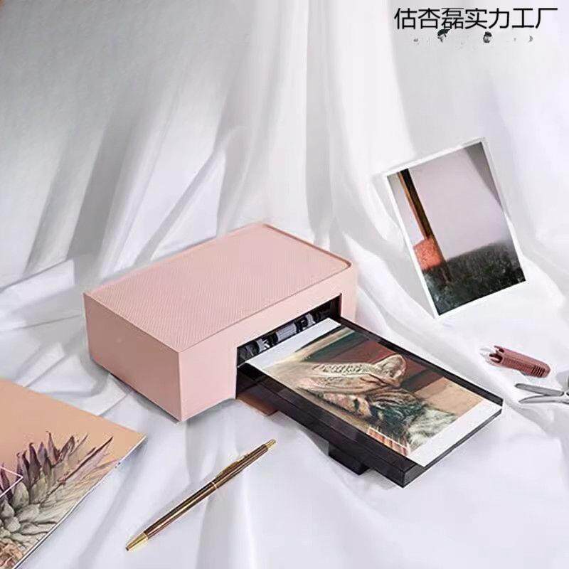 洗新款JI印照片打印5547机手机相片留声便线小携式迷你家用型无照