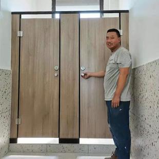 学校厂房公共厕所隔断板活动房工地抗倍特蹲坑办公室卫生间隔断门