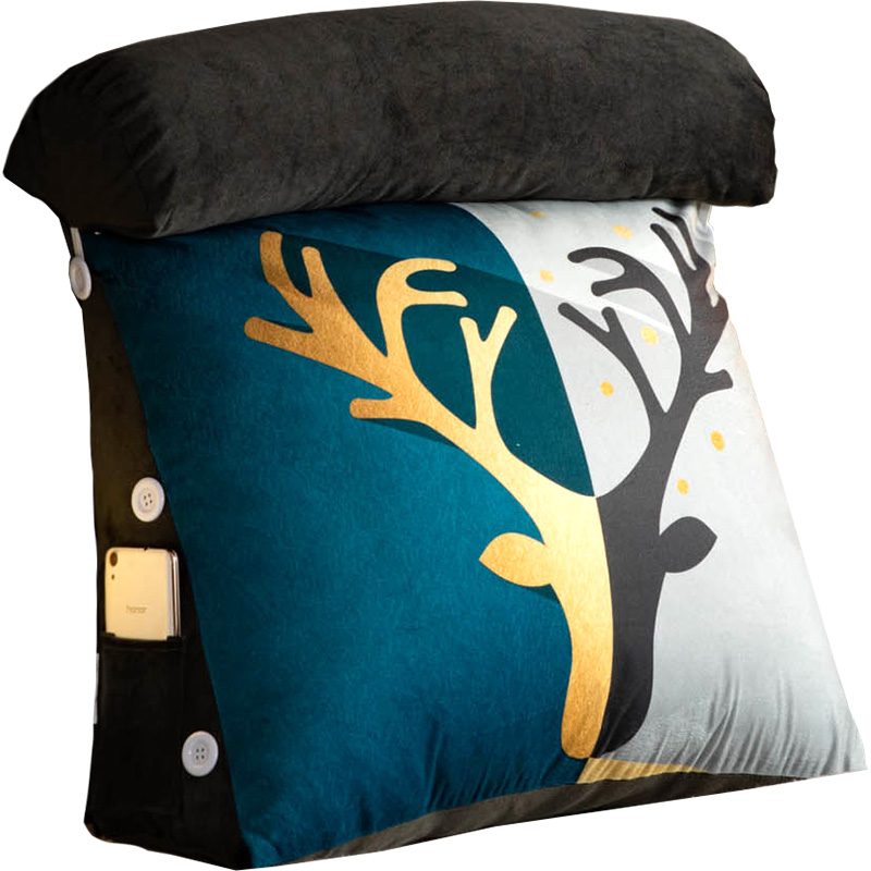 卧室床头软包榻榻米三角靠垫带头枕大靠枕客厅沙发护腰抱枕靠背垫