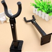 可旋转乐器金属长挂钩 附槽板 提琴贝斯墙壁吊钩琴行吉他挂架支架