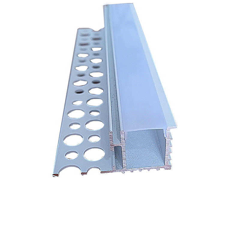 斜38度单边铝槽回形顶灯带向上打光反光灯槽洗顶线性灯led氛围灯