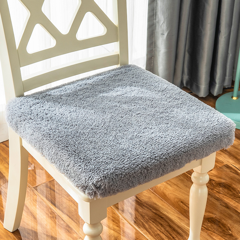 海绵坐垫屁垫办公室久坐冬季加厚毛绒椅子垫可拆洗学生椅子凳子垫