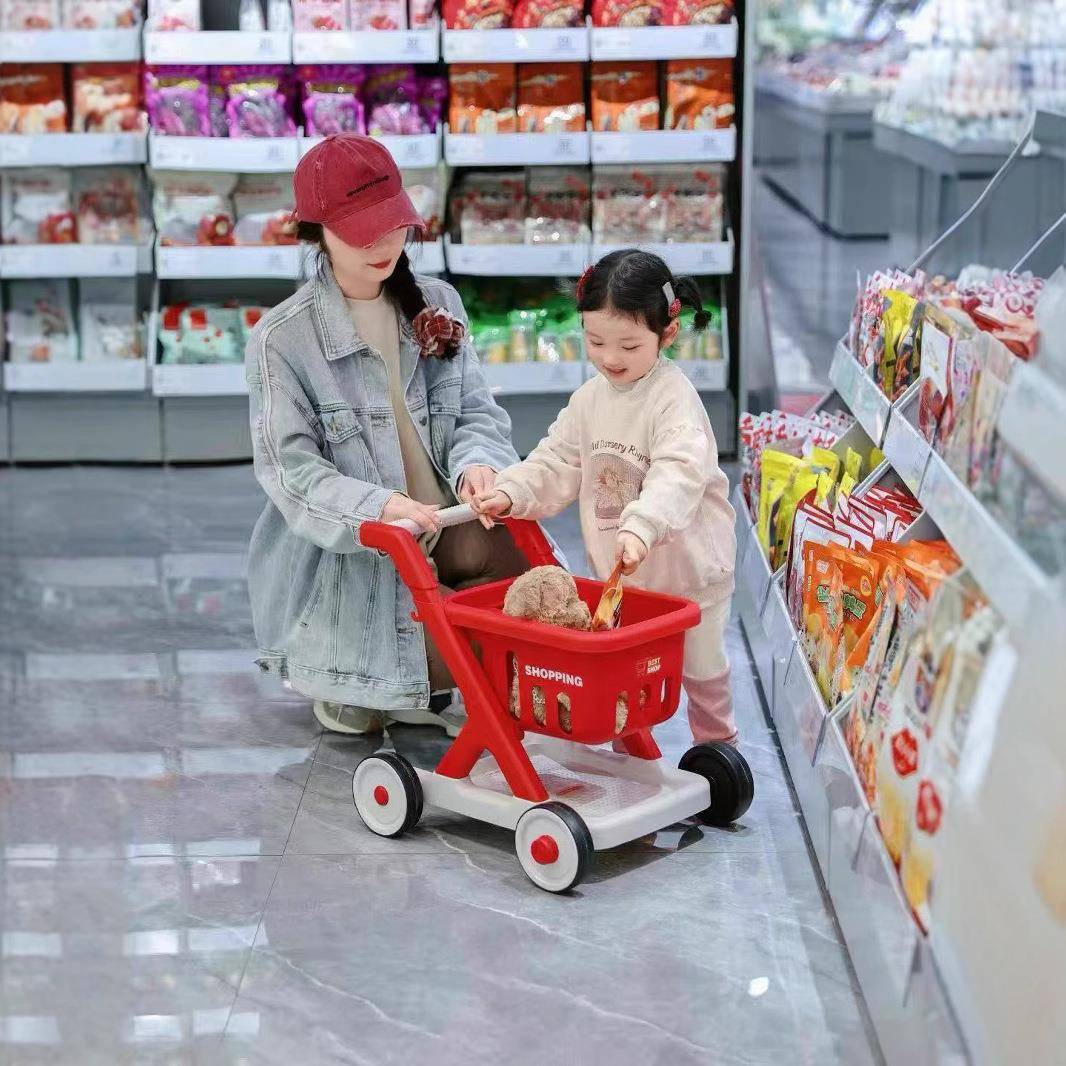 儿童收纳箱宝宝储物箱男女孩购物车婴幼儿助步车